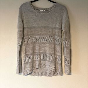 Gray Long Sleeve Sweater, by OhMg. Size Medium.